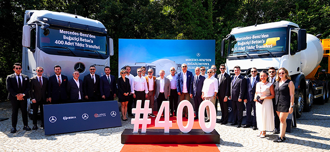 Boğaziçi Beton Filosunu Actros ve Arocs ile Genişletti Boğaziçi Beton Filosunu Actros ve Arocs ile Genişletti