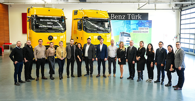 Mercedes-Benz Türk’ten DHL’e eActros 600 Teslimatı Mercedes-Benz Türk’ten DHL’e eActros 600 Teslimatı