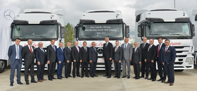 İmza Lojistik Filosunu Mercedes-Benz İle Yeniledi