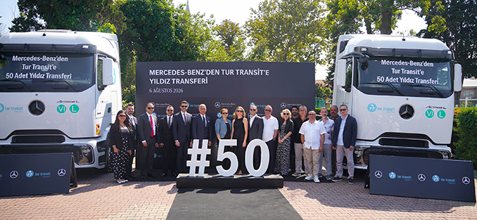 Tur Transit Lojistik, Filosunu 50 Yeni Mercedes-Benz Actros L 1848 LS ile Güçlendirdi Tur Transit Lojistik, Filosunu 50 Yeni Mercedes-Benz Actros L 1848 LS ile Güçlendirdi