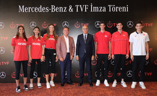 Mercedes-Benz Voleybol Milli Takımlar Ana Sponsoru Oldu