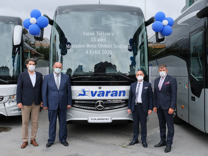 Mercedes-Benz Türk’ten Varan Turizm’e 33 Otobüs