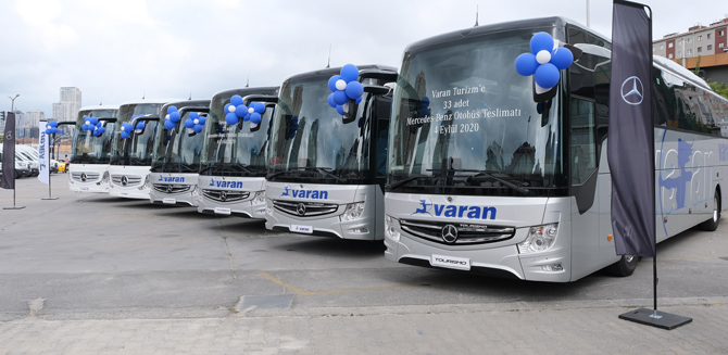 Mercedes-Benz Türk’ten Varan Turizm’e 33 Otobüs