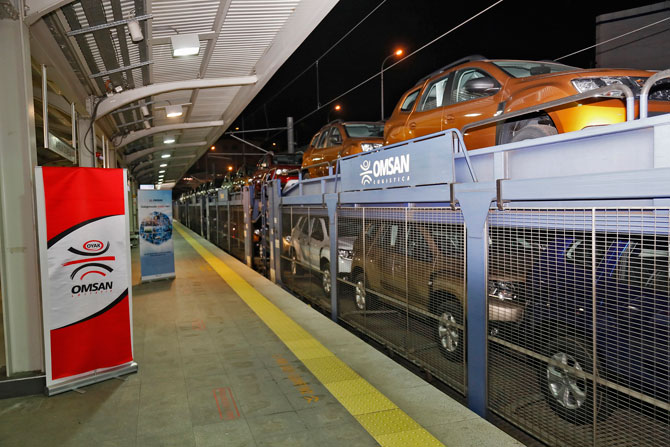 Marmaray ile Deniz Altından İlk Otomobil Taşımasını Omsan Yaptı