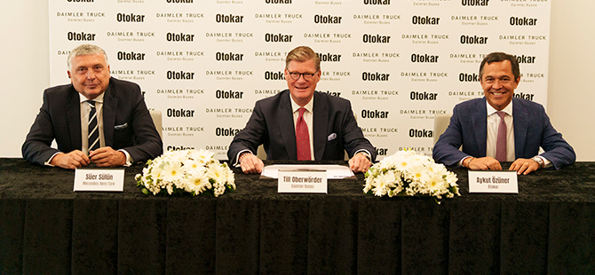 Otokar ve Daimler Buses Üretim Anlaşması İmzaladı