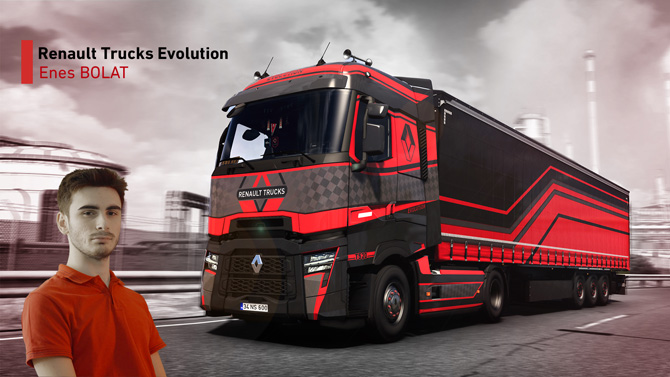 Renault Trucks’in ETS 2 Oyunundaki Uluslararası Tasarım Yarışmasını Bir Türk Genci Kazandı! 