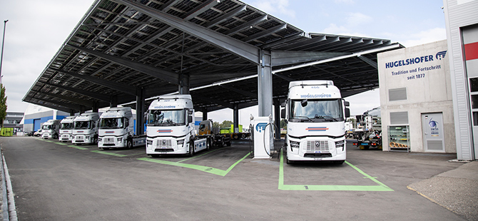 Renault Trucks ve Hugelshofer Elektrikli Kamyon Potansiyelini Ortaya Koyuyor