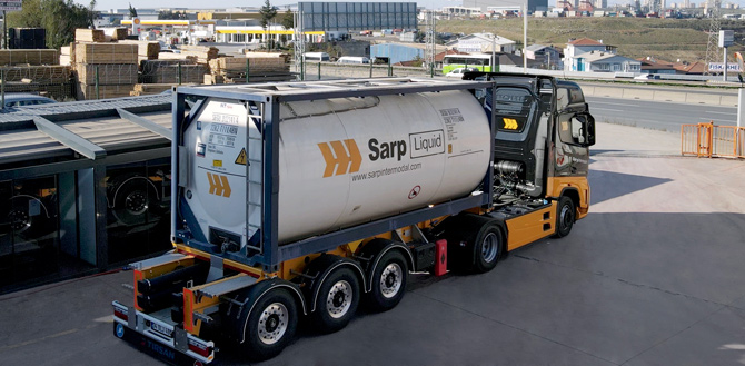 Sarp Intermodal 2023'te 300 Bin Ton Isotank Taşıması Yaptı