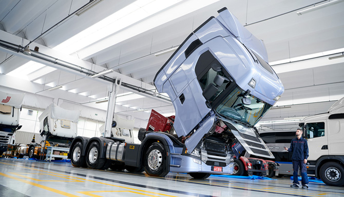 Scania Kesintisiz Operasyon için Orijinal Yedek Parça ve Yetkili Servis hizmeti Öneriyor