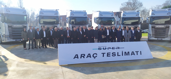 Scania Super 560S Çekicilerin Teslimatını Gerçekleştirdi