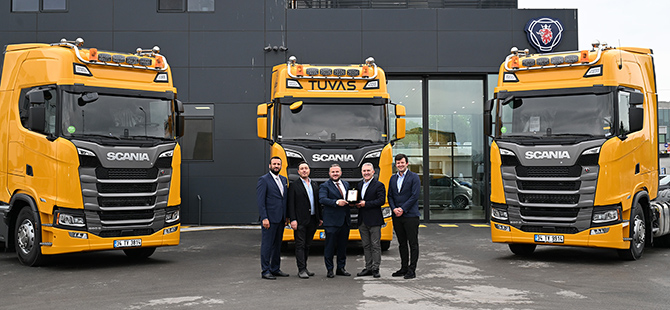 Tuvas Global Lojistik’ten 10 Scania Super Yatırımı Tuvas Global Lojistik’ten 10 Scania Super Yatırımı
