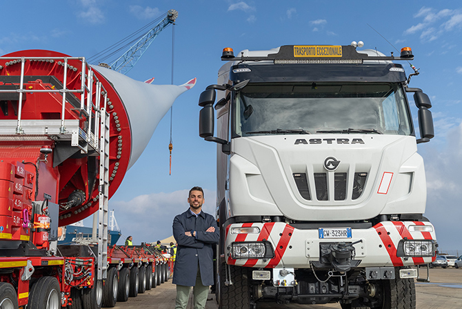 Allison Transmission ve Astra HD9 Rüzgar Türbini Kanadı Taşıdı