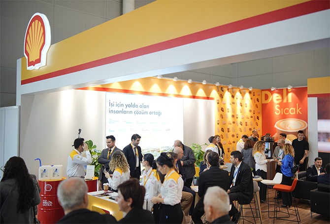 logitrans Fuarı Shell standı