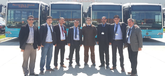 Tekirdağ Büyükşehir Belediyesi’ne gerçekleştirilen 4 adetlik Mercedes-Benz Conecto Solo otobüs teslimatı