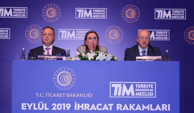 Türkiye İhracatçılar Meclisi'nin (TİM) verilerine göre Türkiye’nin ihracatı 2019 yılı eylül ayında 15 milyar 220 milyon dolara ulaşırken, otomotiv sektörü ihracatta yine ilk sırada yer aldı