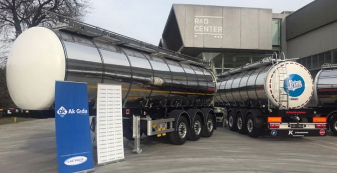 Süt Taşımacılığında Yeni Dönem Tırsan Gıda Tankeriyle Başlıyor