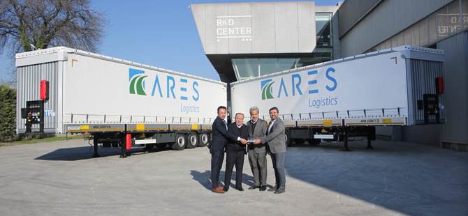 Ares Logistics 100 Adet Tırsan Tenteli Perdeli Multi Ride’ı Filosuna Ekledi
