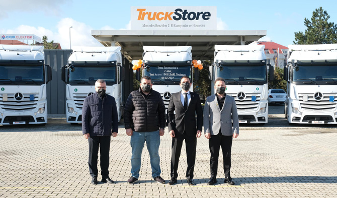 TruckStore Tema Taşımacılık’a 7 adet Mercedes-Benz Actros Teslim Etti