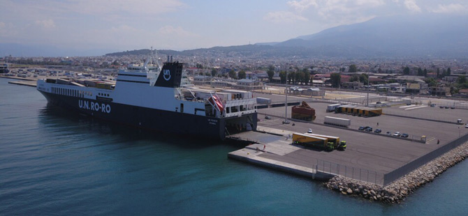 U.N. Ro-Ro Pendik' ten Patras'a Sefer Başlattı