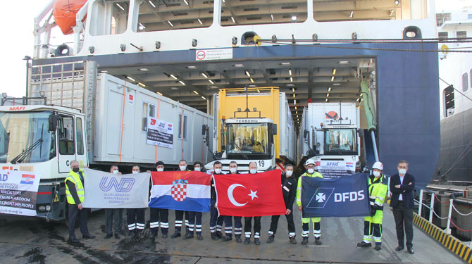 Onlarca UND Yardım TIR’ı Hırvatistan’a Yola Çıktı