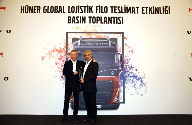 Hüner Global Lojistik Filosunu 500 Adet Volvo FH500 İle Güçlendirdi