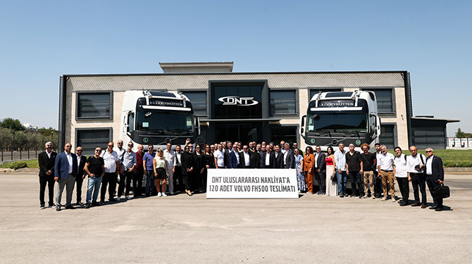 DNT Nakliyat 120 Adet Volvo FH500 ile Filosunu Yeniledi